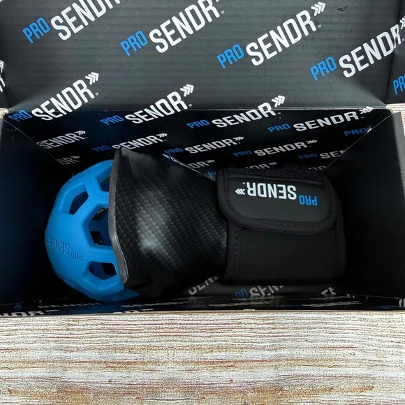 ProSENDR Golf Training Aid Right Hand Alignment Swing Trainer Blue Ball NEW - Picture 3 of 13